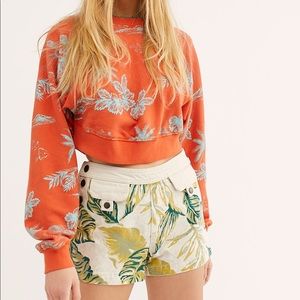 NWT Free People We The Free Palm Denim Shorts